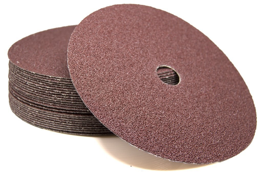 7Inch Sanding Disc 80 Grit Aluminum Oxide Resin Fiber Grinding Disc for Grinding
