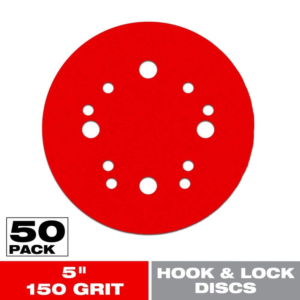 DIABLO 5 in. 150-Grit Hook and Lock ROS Sanding Discs