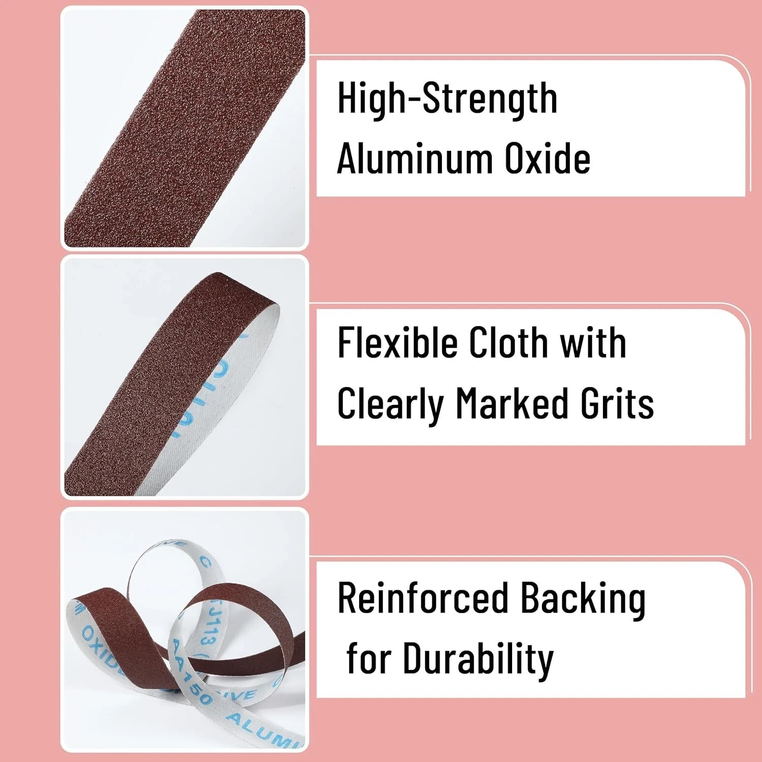 4 Grits Emery Cloth Roll 1″ x 20 FT 150/240/320/400 Grit Abrasive Sandpaper Roll