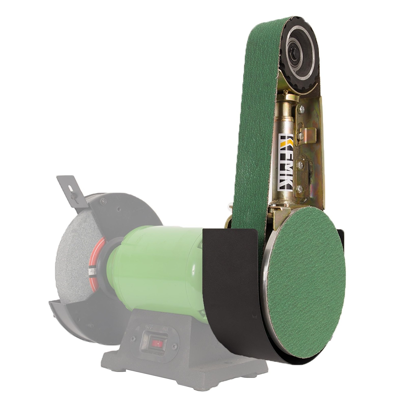 2“x 36″ Belt Sander Attachment for Bench Grinder, 2×36-inch Belt and 7-inch D…