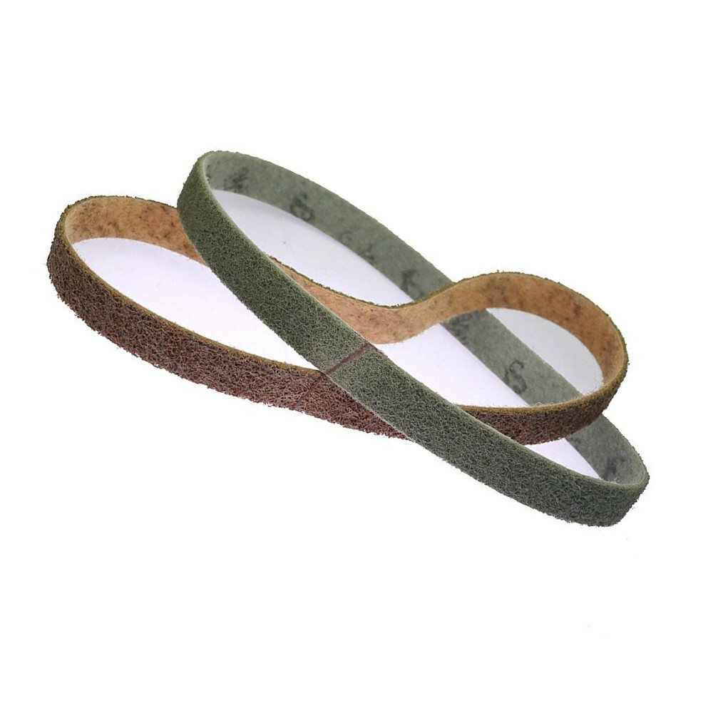 4Pcs 762*25mm Coarse to Fine Non-woven Nylon Stretch-proof Abrasive Sanding Belt