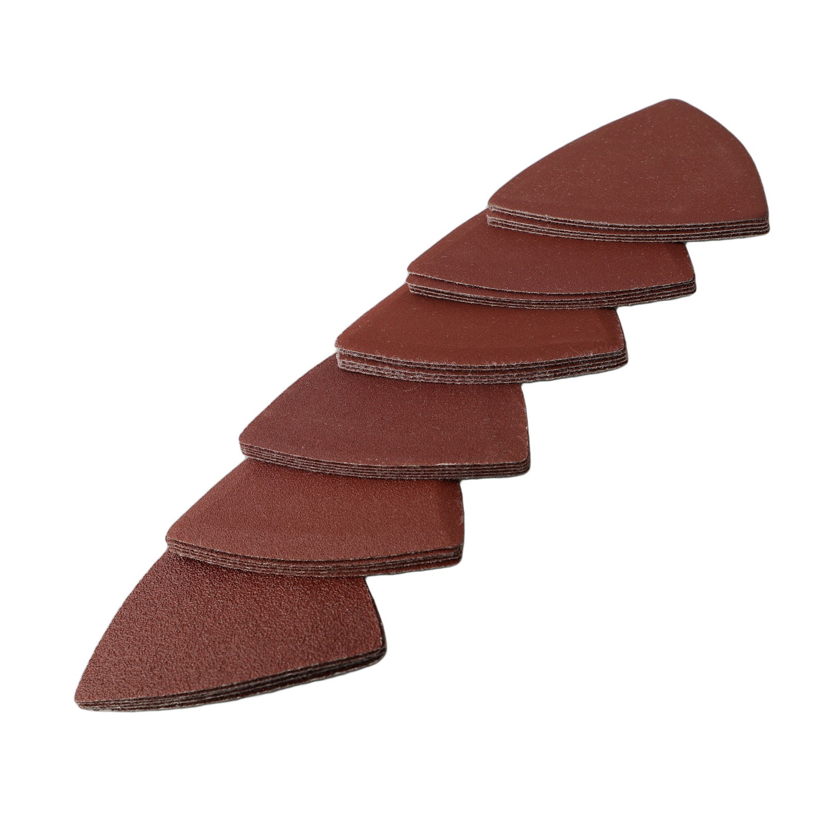 30pcs 80mm & Triangle Sandpaper Fit 3-1/8 Inch Oscillating Multi Tool