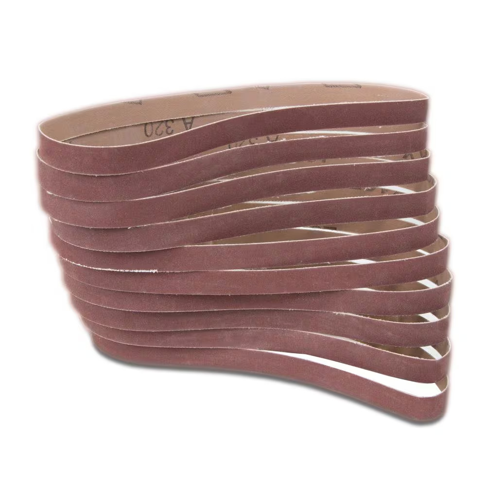 80-Grit 1/2 In. X 18 In. Sanding Belt Sandpaper (10-Pack) Free Shipping New