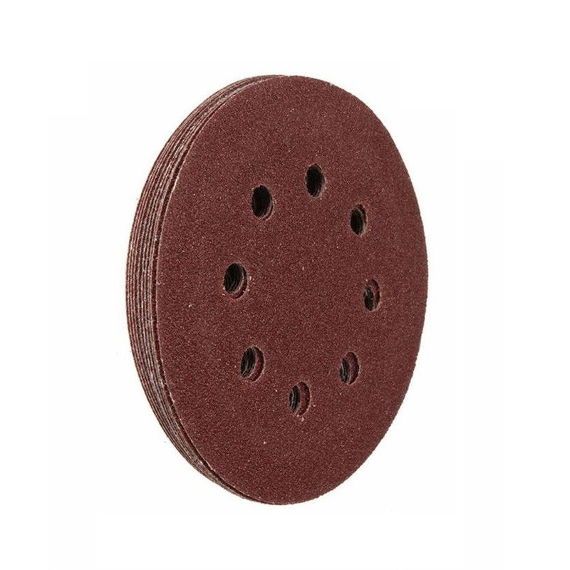 High Quality Aluminum Oxide Sanding Discs 125mm 10pcs Set Grit 40 2000#