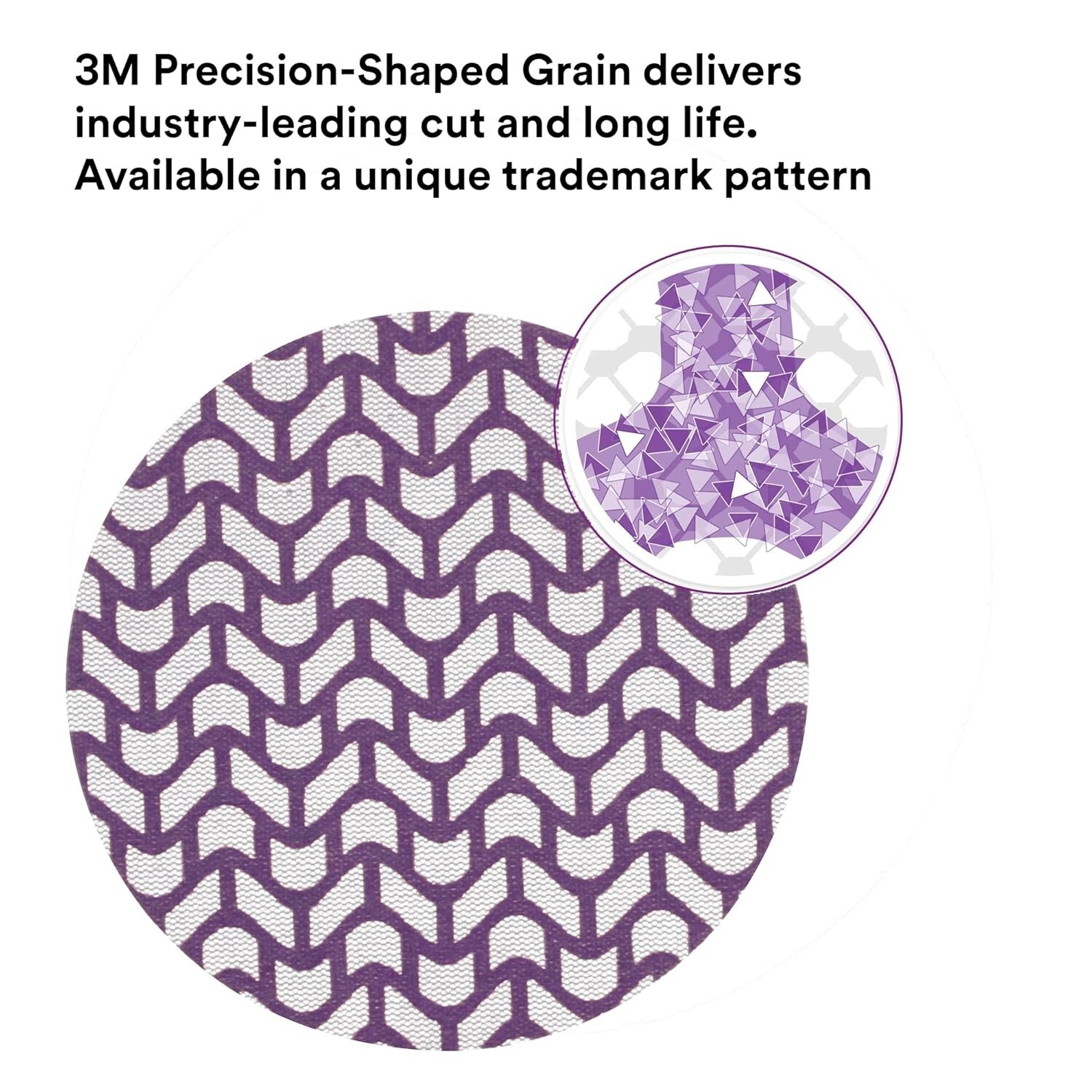 3M Xtract™ Cubitron™ II Net Disc 710W, x NH, Die 600Z, PK of 50