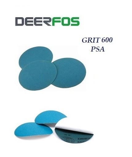 DEERFOS 6″ SANDING DISC 600 GRIT SANDPAPER PSA SELF ADHESIVE SHEET 10PCS