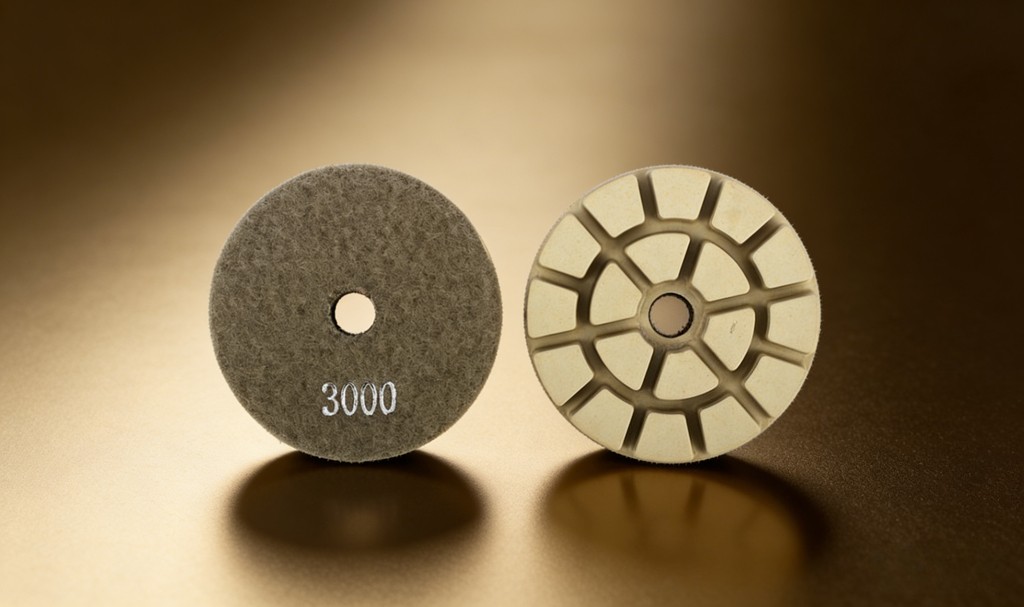 3″ 75mm Resin Diamond Floor Polishing Pad 7pcs for Concrete Stone Wet Polishing