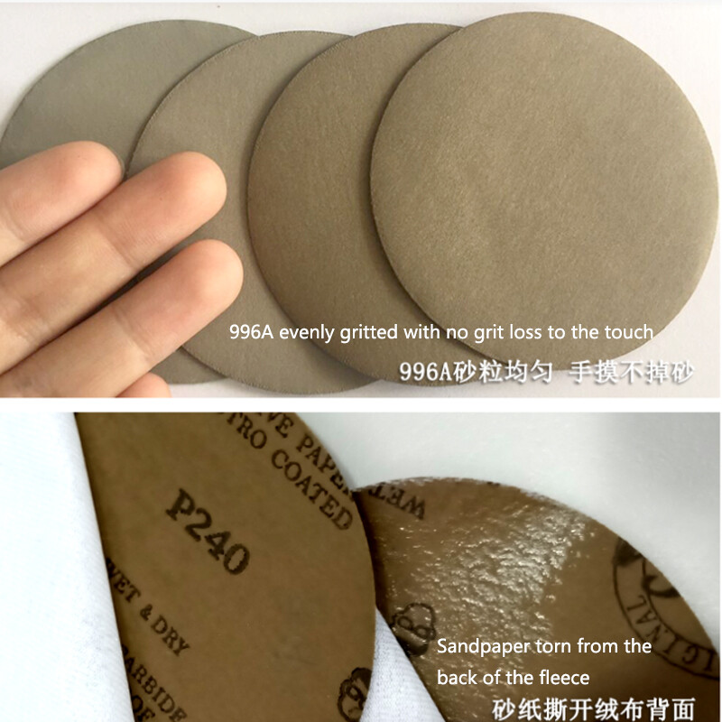 996A Wet And Dry SandPaper 2 Inch 50mm Grit 60 – 10000 Sanding Disc Wood Metal