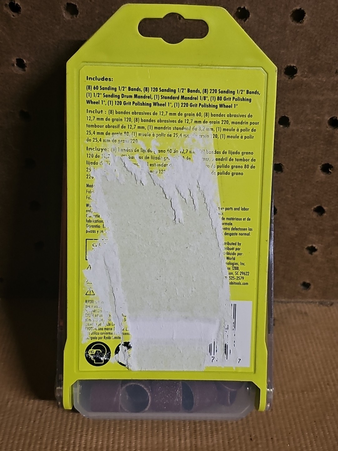 Ryobi 29 pc Sanding and Polishing Kit Wood Metal Plastic A90AS29 NEW NIB