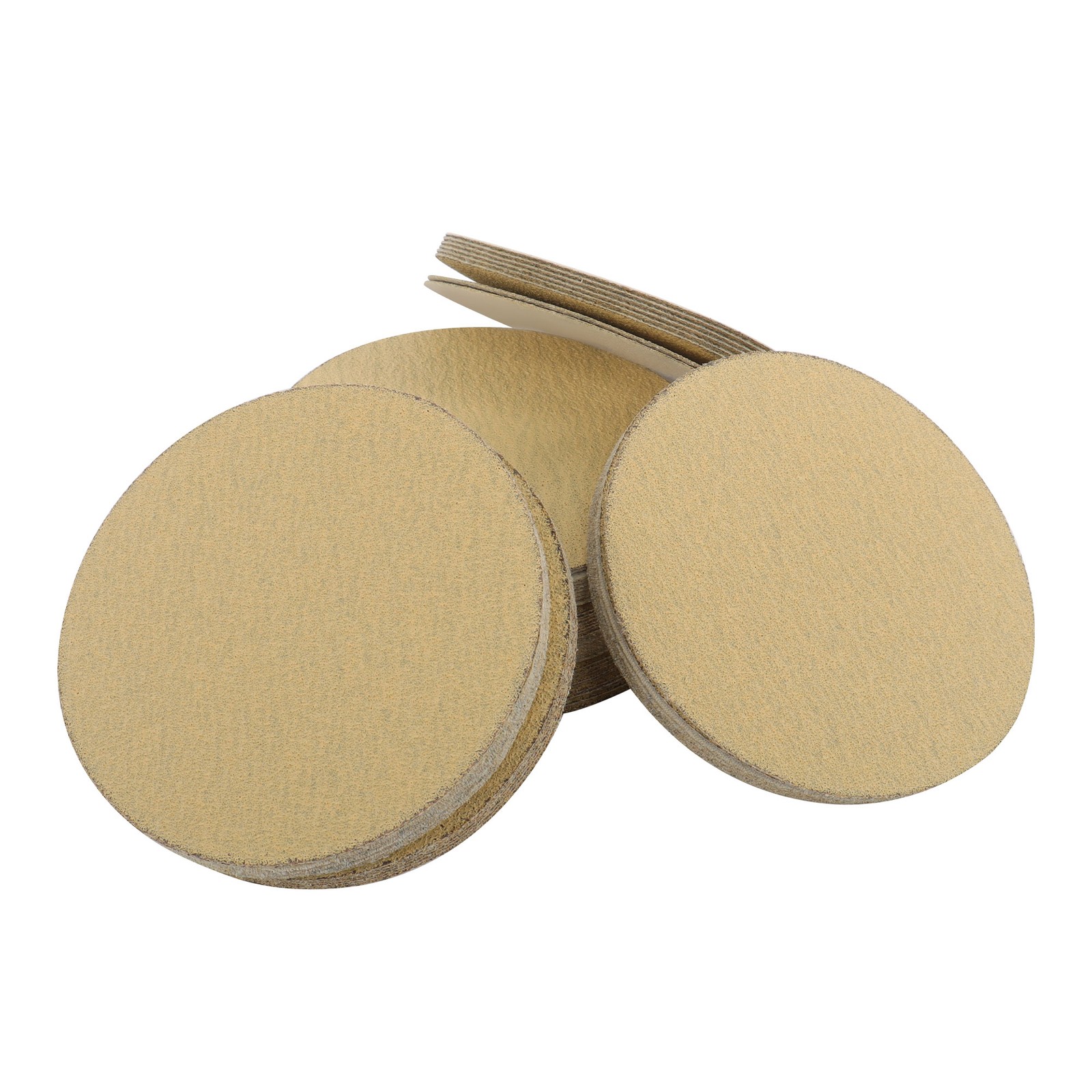 100 Pack 5 Inch 60 – 320 Grit Hook Loop Pads Sanding Discs NO-Hole Sand Paper