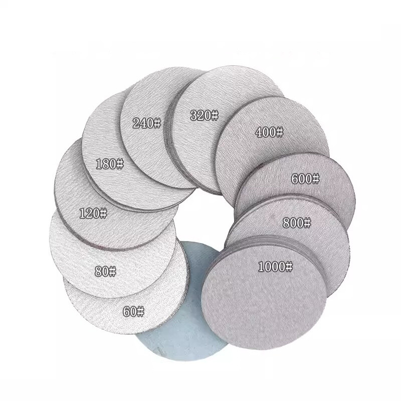 100mm 60-1000 Grit Dry Sanding Disc 4 Inch Hook and Loop Abrasive Sandpaper Pads