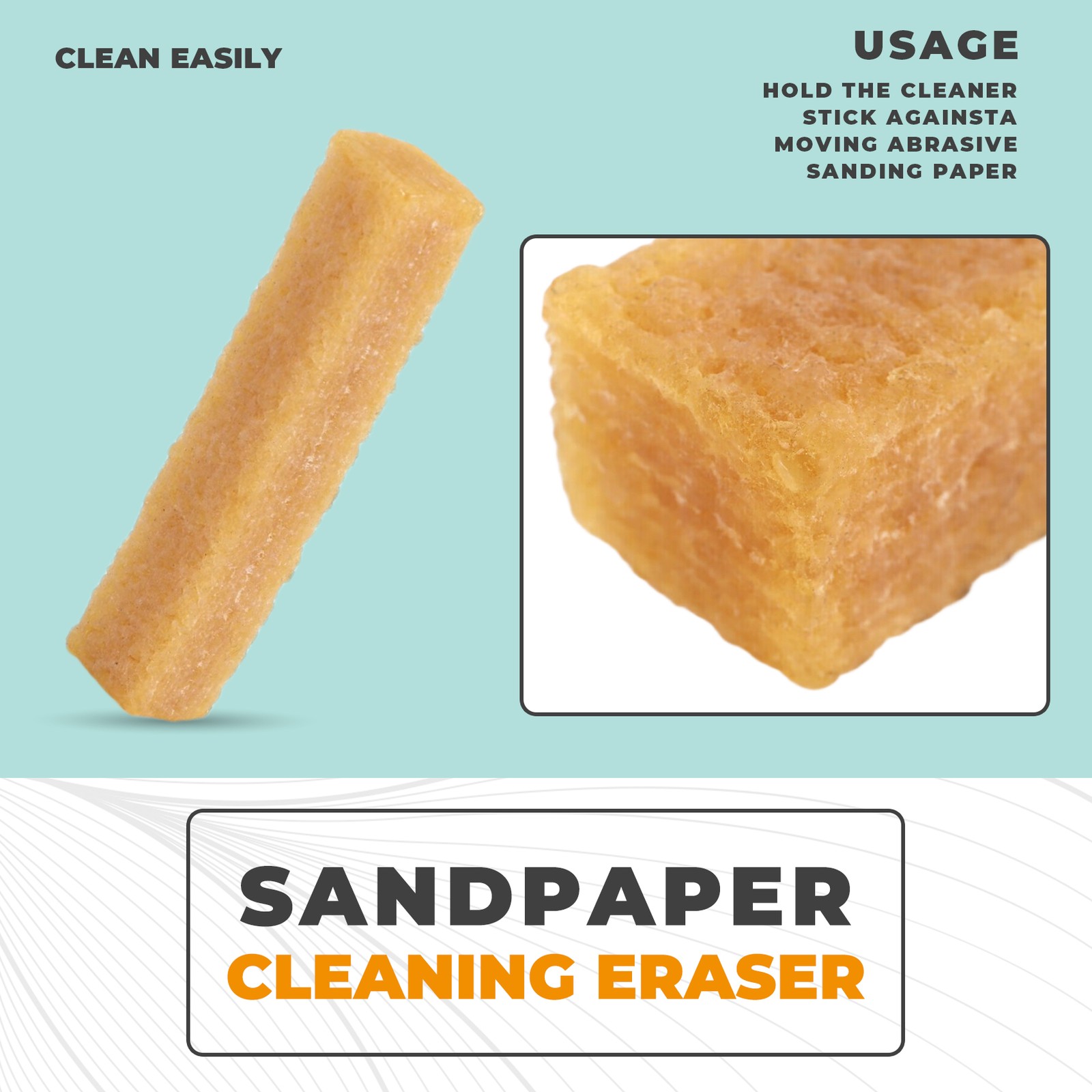 Abrasive Cleaning Glue Stick Sanding Belt Band Drum Cleaner Sandpaper4951