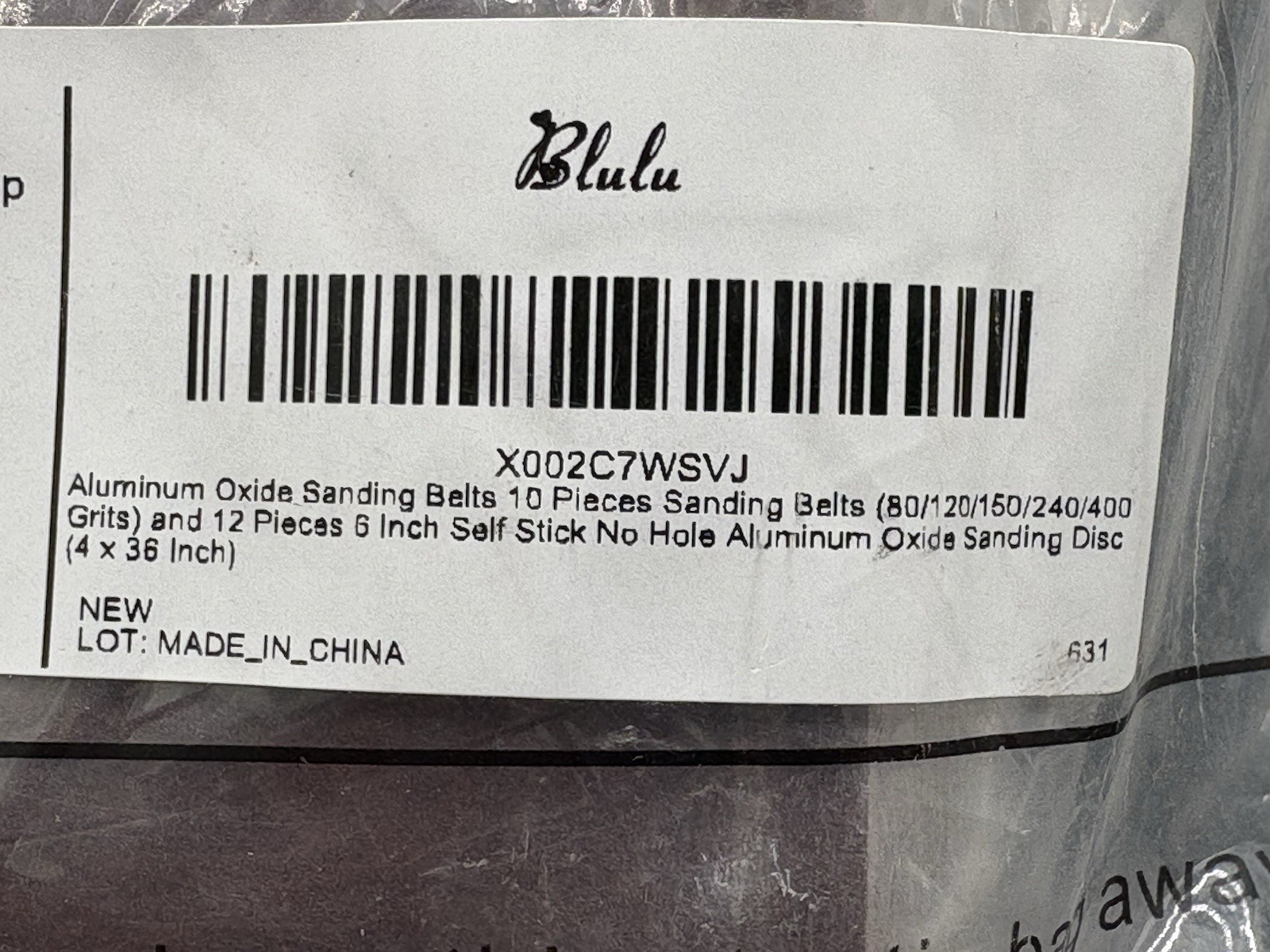 22PC Sanding Belts 4″ x 36″ 80, 120, 150, 240, 400 Grits Disc 6″ NEW US Seller
