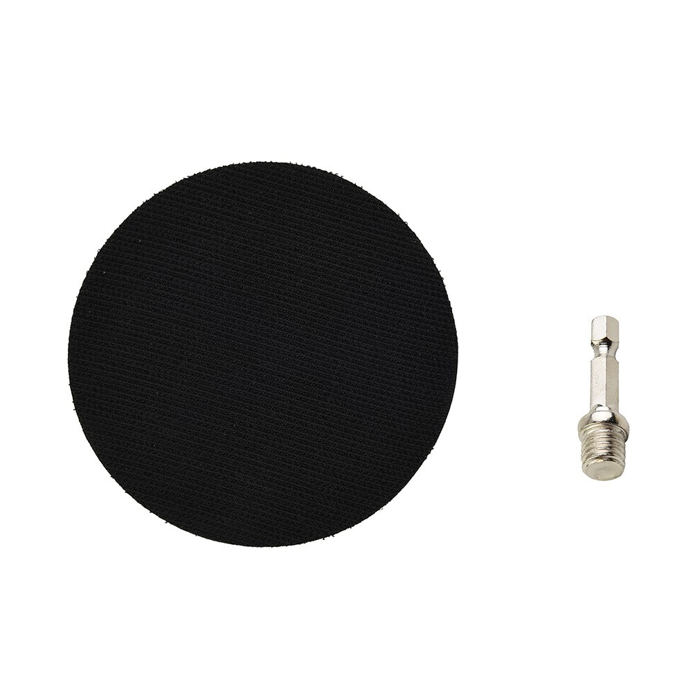 4inch 100mm Hook And Loop Buffing Pad Rotary Backing Pad With M10 Drill Adapter