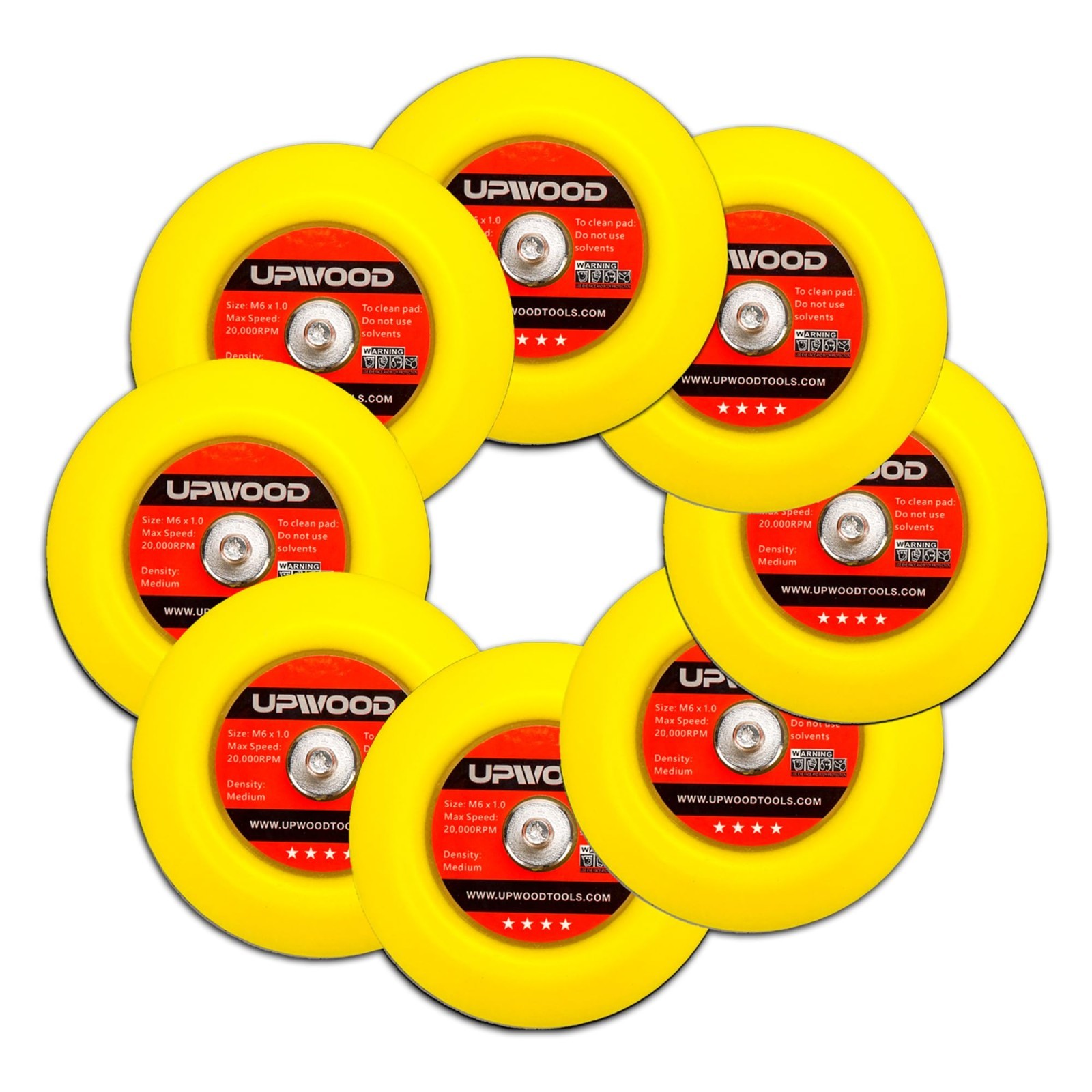 3 Inch M6 Thread Hook and Loop Backing Pad for Mini Air Sander Polisher