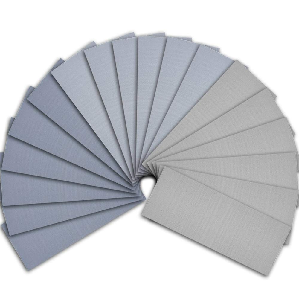 18 Pcs Wet and Dry Sandpaper 3000 5000 7000 High Grit Assorted, 9 x 3.6 Inche…