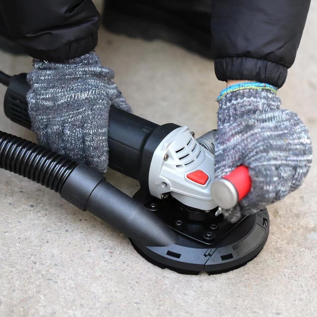 Angle Grinder Dust Shroud Attachment – Easy Install, Compatible with Top Brands