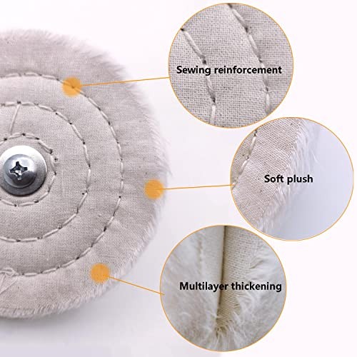 pcs Buffing Wheel for Drill, Buffing Pad Polishing Wheel Kits, Wheel Shaped 11