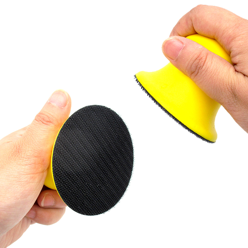 Ø 1/2/3/4/5 inch Hand Sanding Block Hook and Loop Backing Pads for Sandpaper DIY