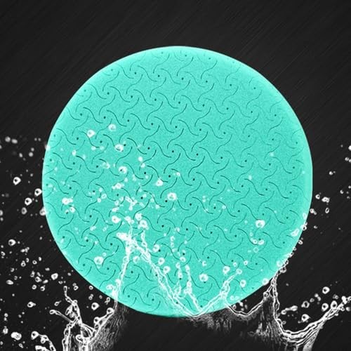 6″ Buffing Polishing Pads Kit – 7 Pcs 6.5″ Backing Plate, Sponge & 6″ (150mm)