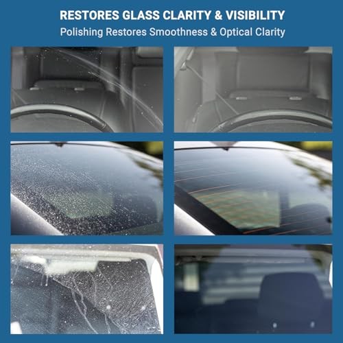 21003 DIY Windshield Polishing Kit for Electric Drills – Restore Clarity to