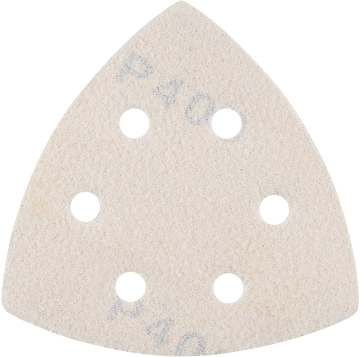 Box of 240pcs Triangle Sanding Sheet 6-Hole 60-320Grit Hook & Loop Sander Discs