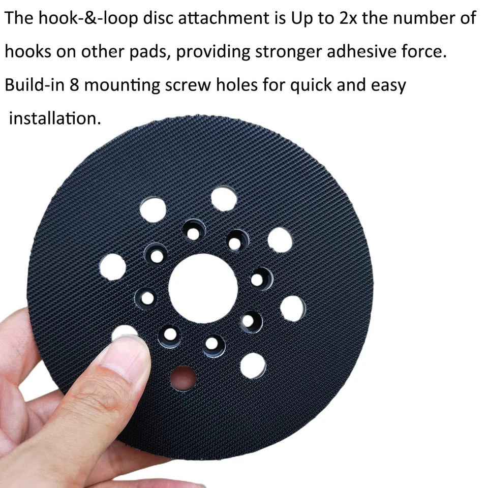 5 Inch 8 Hole Hook and Loop Replacement Sander Pad for Bosch ROS20VS Model