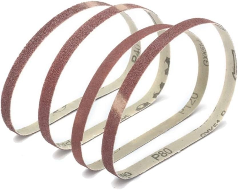 High-Quality 1/2″ x 12″ Sanding Belts – Water Resistant & Long-lasting Grit Set