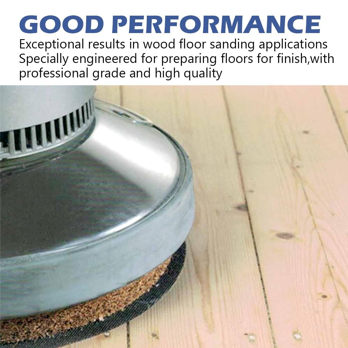 16″ Sanding Screen Discs 80 Grit Silicon Carbide Mesh for Hardwood Floors – 10 P