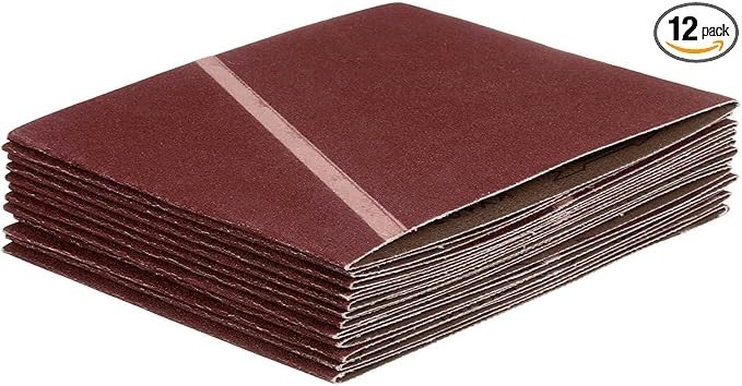 12 Pcs Sanding Belts 8 x 19 Inch 120 Grit Aluminum Oxide Abrasive Sandpaper f…