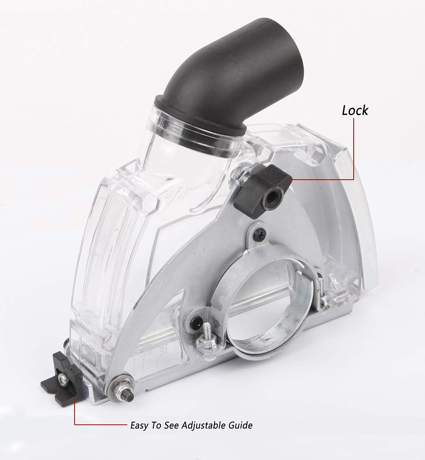 Toolless Dust Extraction Shroud for Angle Grinders – Maximum Cutting Depth 32mm