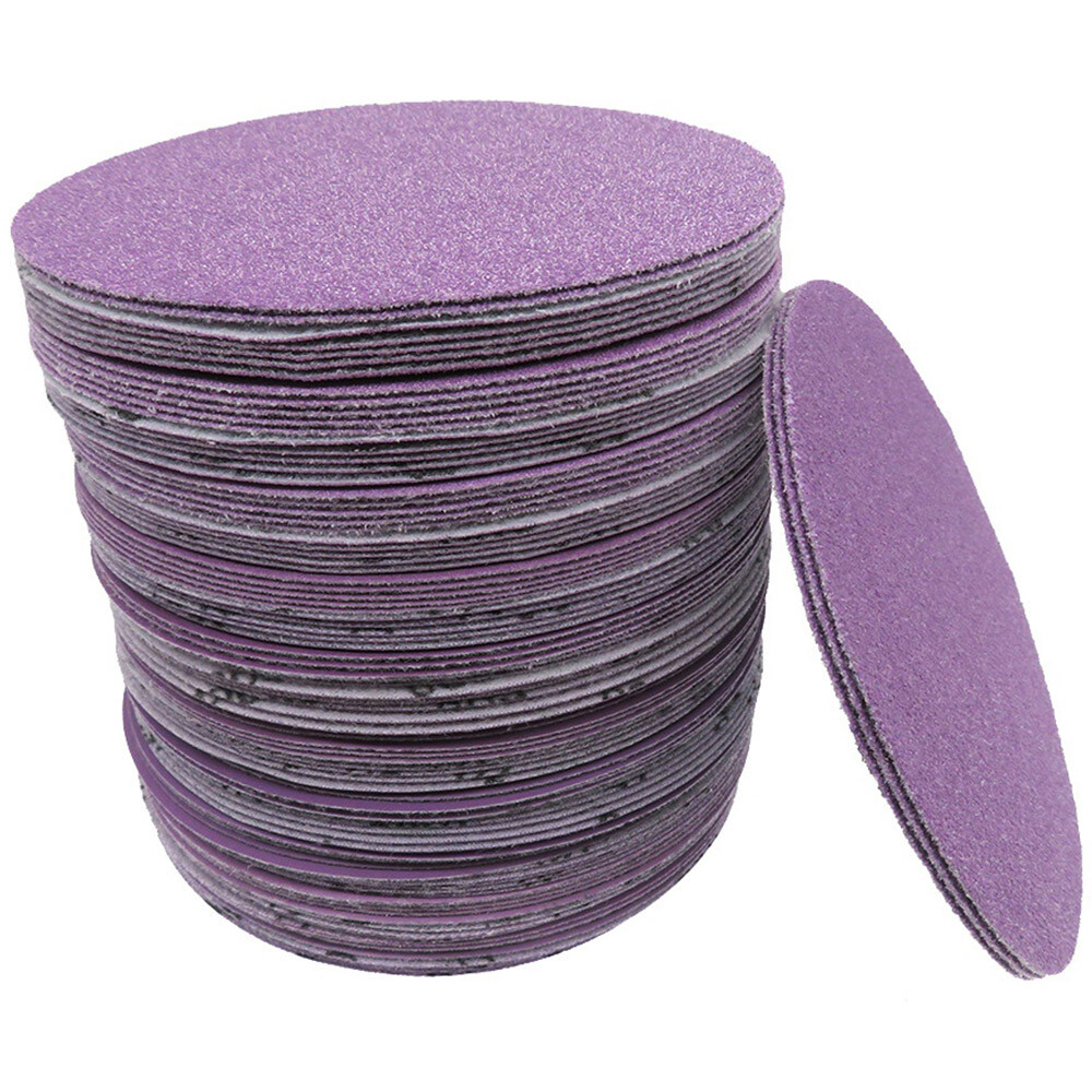 125mm 5Inch Hook Loop Sanding Discs Pads 60-10000 Grit Round Wet & Dry Sandpaper