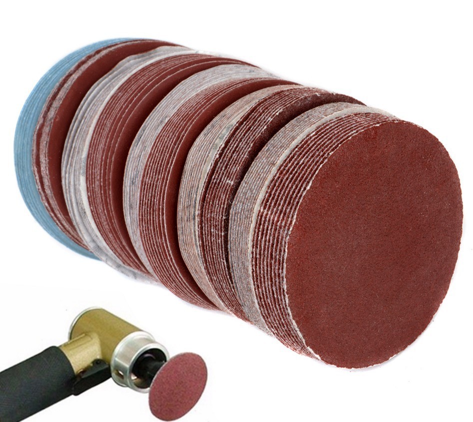 100 Pcs 3″/75mm Nonporous Round Car Truck Sanding Discs Polishing Pad Sandpaper