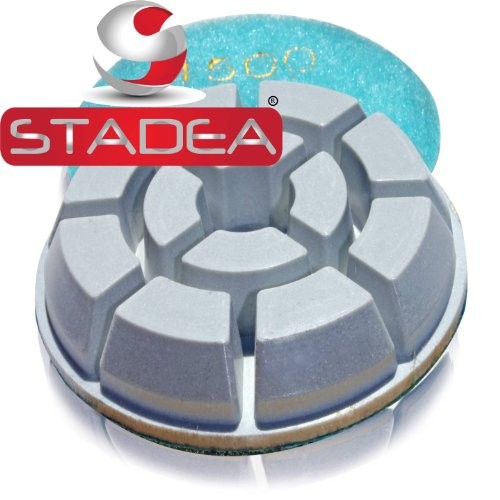 floor polishing pads for concrete stone by – Grit 3000 Pack of 1