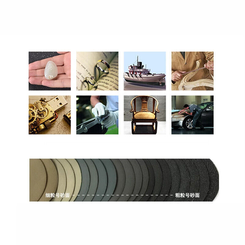 60Grit -10000Grit Sanding Discs 2 Inch 50mm Wet & Dry Sanding Sheets Hook & Loop