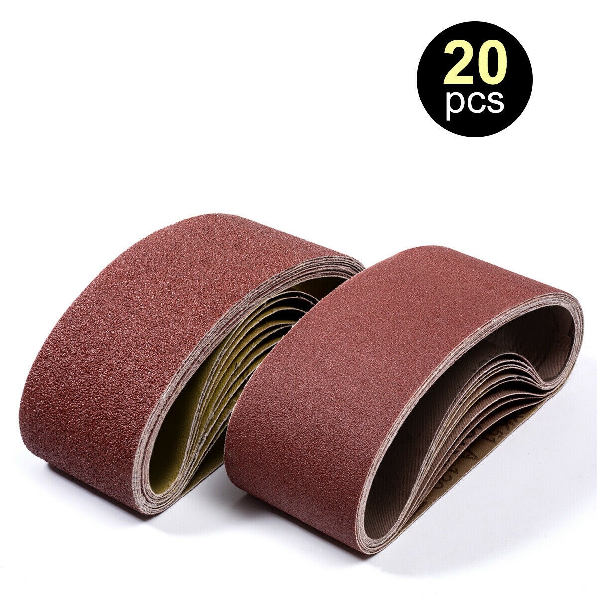 20Pack 3″ x 18″ Sanding Belt 40 60 80 120 150 240 400 Grit Belt Sander Sandpaper