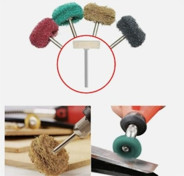 50 Metal Polishing Buffing Wheel Burr Kit Rotary Tool Accessories Set For Dremel