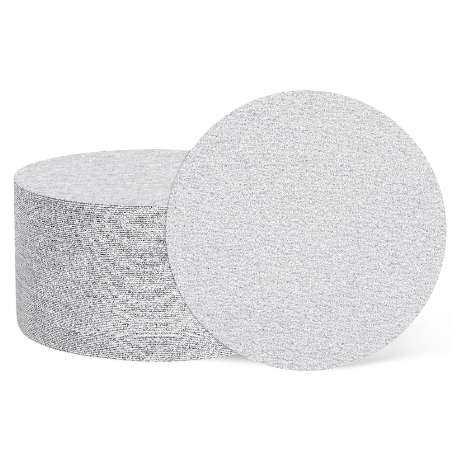 50 Count 5-Inch 180 Grit Hook and Loop Sanding Discs for Precision Finishing
