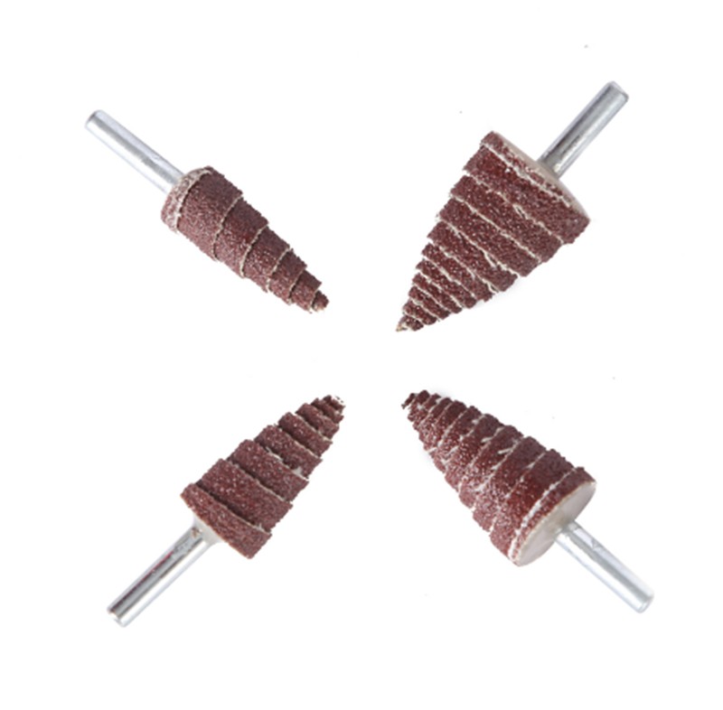 15mm-80mm Sanding Flap Wheel Disc Sandpaper Abrasive 1/4” Shank Drill 80 Grit