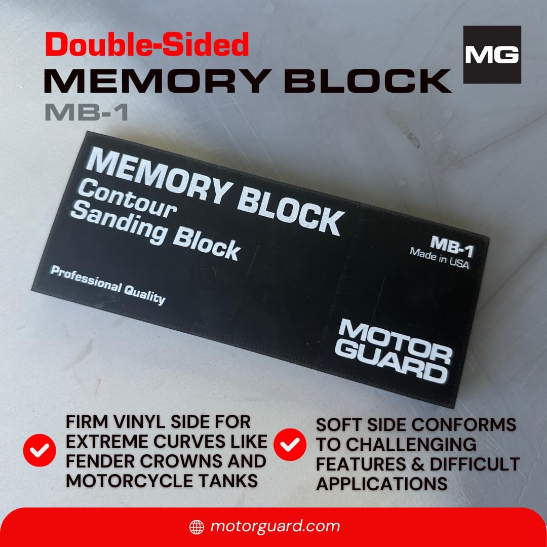 Memory Block Sanding Block MB1 Auto Body Paint Prep Hand Tool One Size
