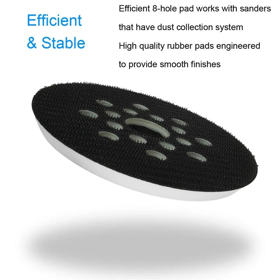 5 Inch 8 Hole Hook and Loop Replacement Sander Pad for Bosch ROS20VS Model