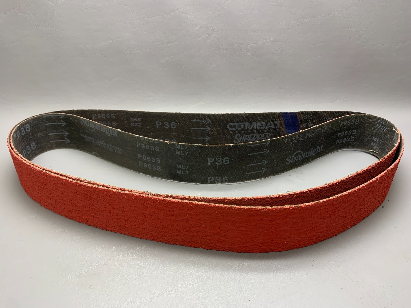 2″ x 42″ Sanding Belts for Stock Removal 36 Grit P36 2 PACK P963S