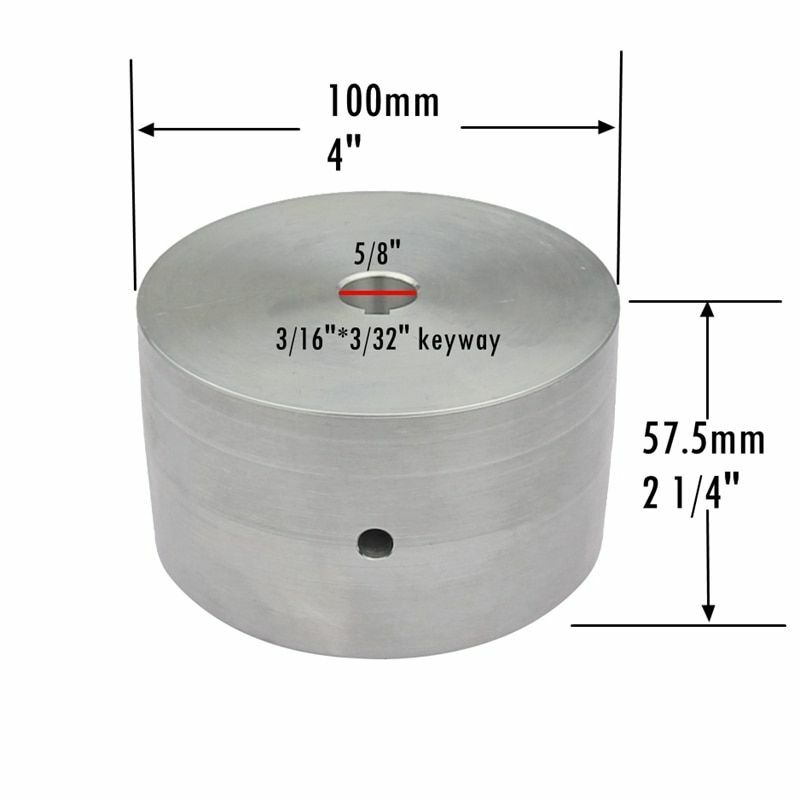 1 Pcs Belt Grinder Knife Grinder Wheel Fully Aluminum Contact Active 50/75/100mm