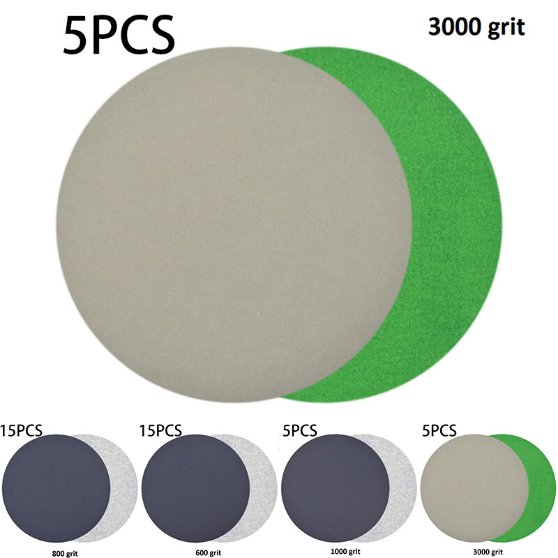 3 Inches Waterproof Silicon Carbide Sand Paper Abrasive Disc Wear-Resistance Set