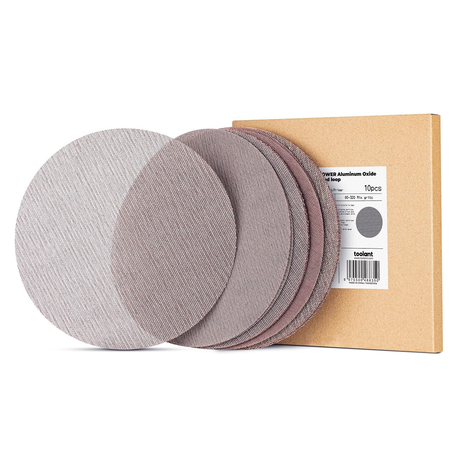 toolant Mesh Abrasive 9 inch Drywall Sander Sandpaper, Dust-Free Hook Blue
