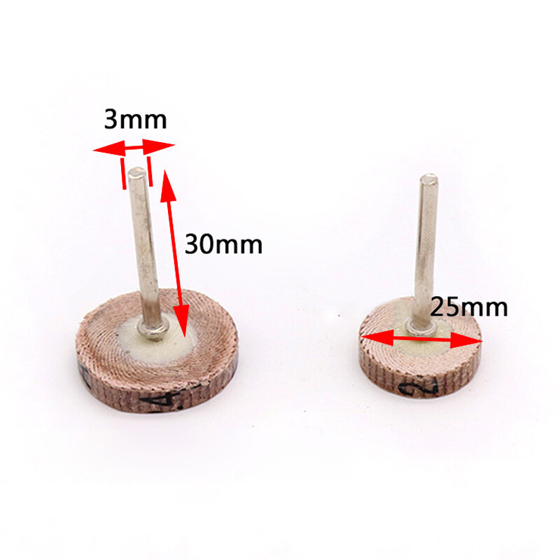 25mm T-shaped Grinding Head Sanding Polishing Wheel Woodworking Carving 240 Grit