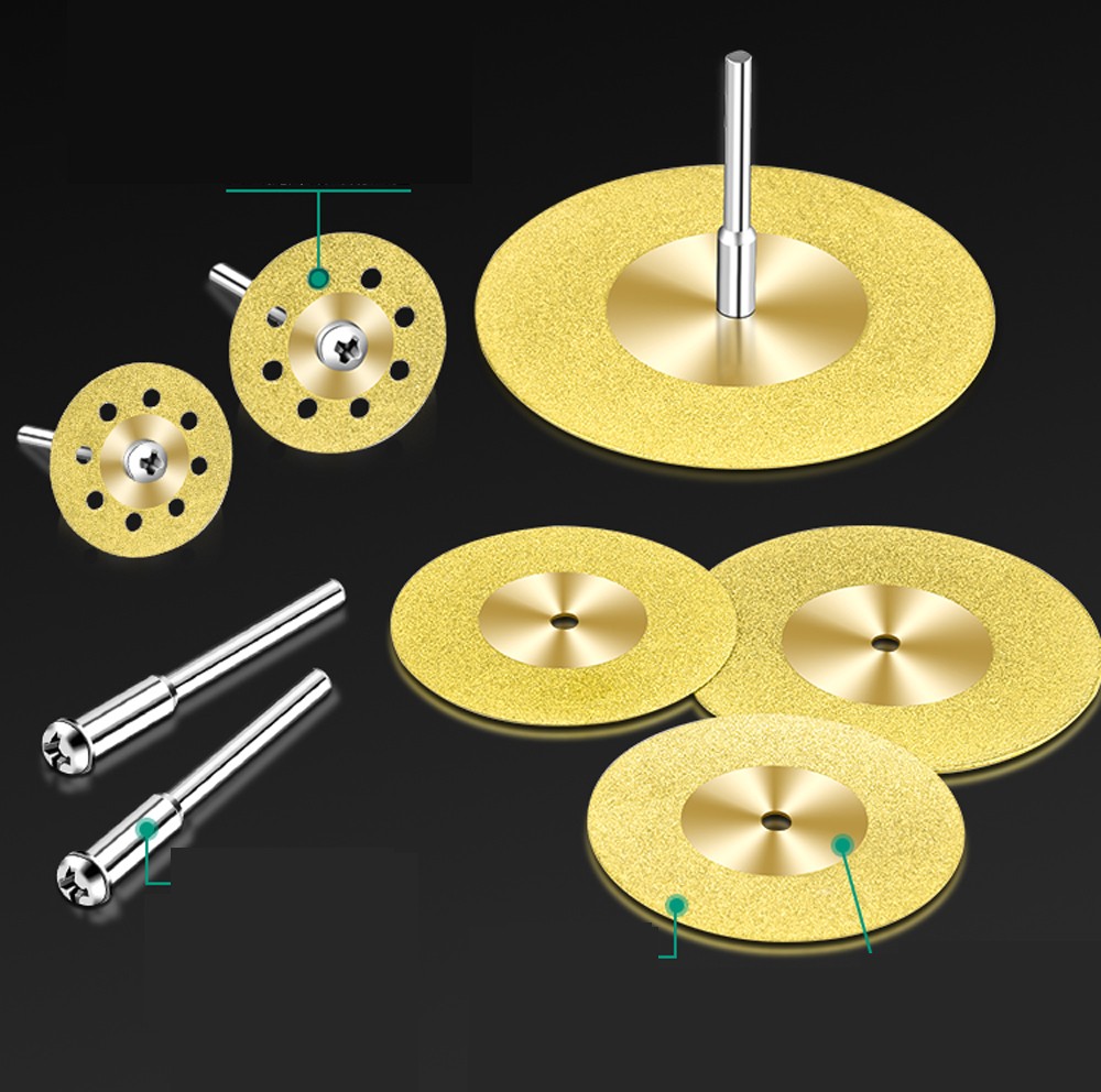 Ø 16-60mm Diamond Cutting Wheel Disc Cut Off Jade Stone Glass Metal Rotary Tool