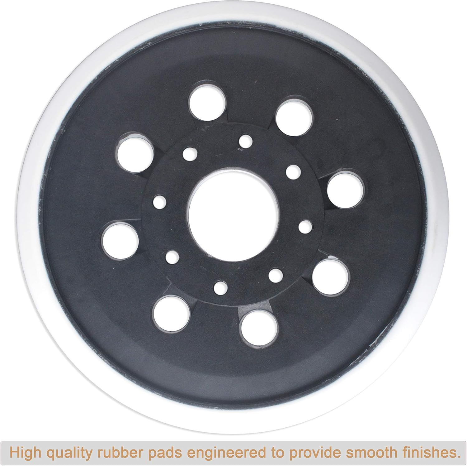 5”Ros20Vs Replacement Sanding Pad Compatible with Bosch RS035, 8 Hole Hard Hook-