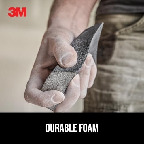 Angled Sanding Sponge Fine Grit 4 Pack Wet or Dry Reusable for Corner Detail