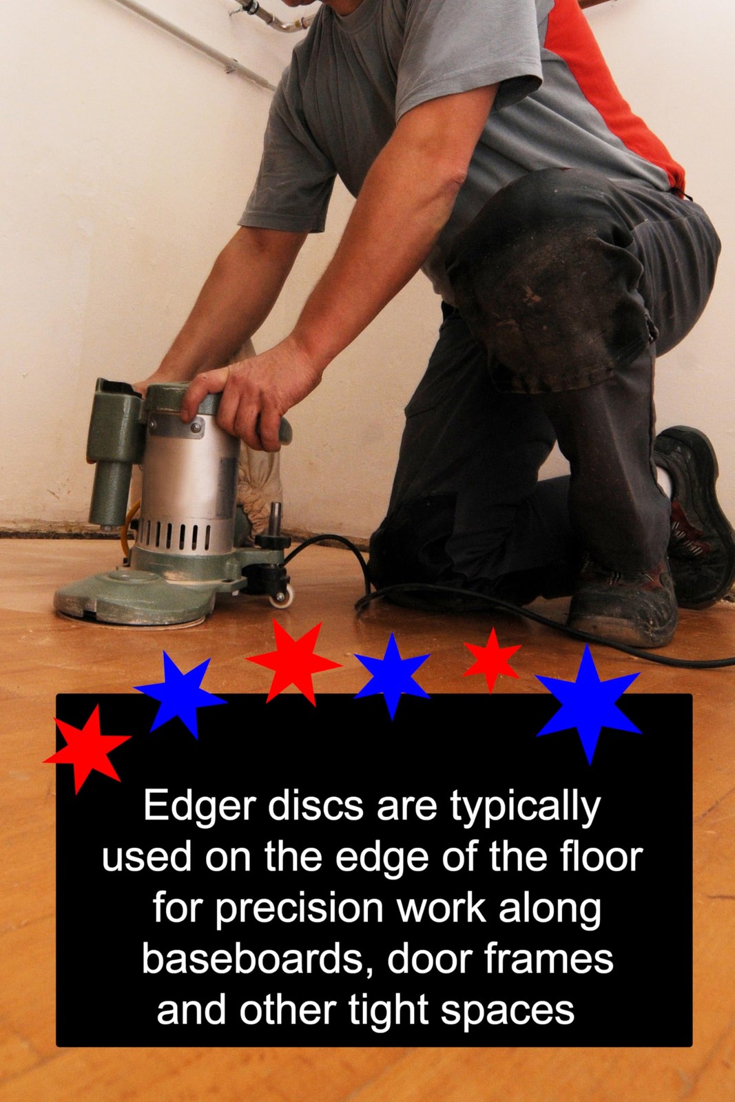 50 PCS 87505 Plain Backed Edger Sanding Discs Floor Sanders 60 Grit